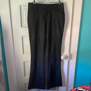 Y2K Black Pinstripe Pants